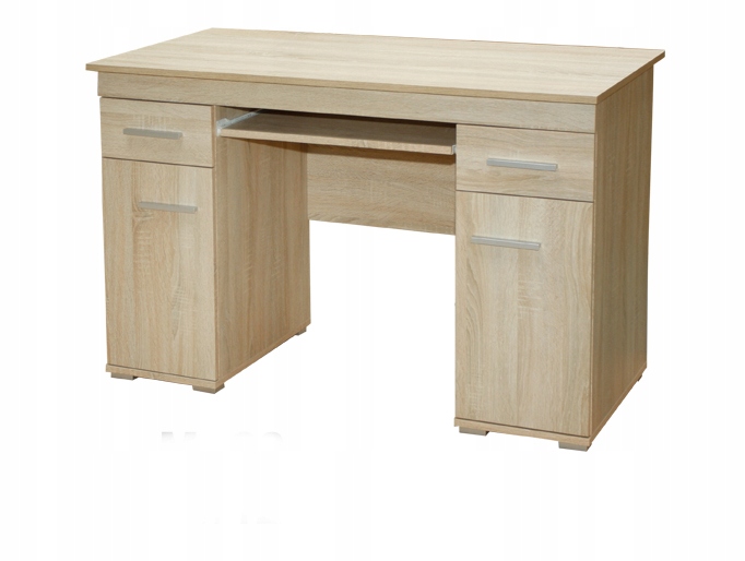 

Biurko 120 cm dąb sonoma dwie szafki duże M-28