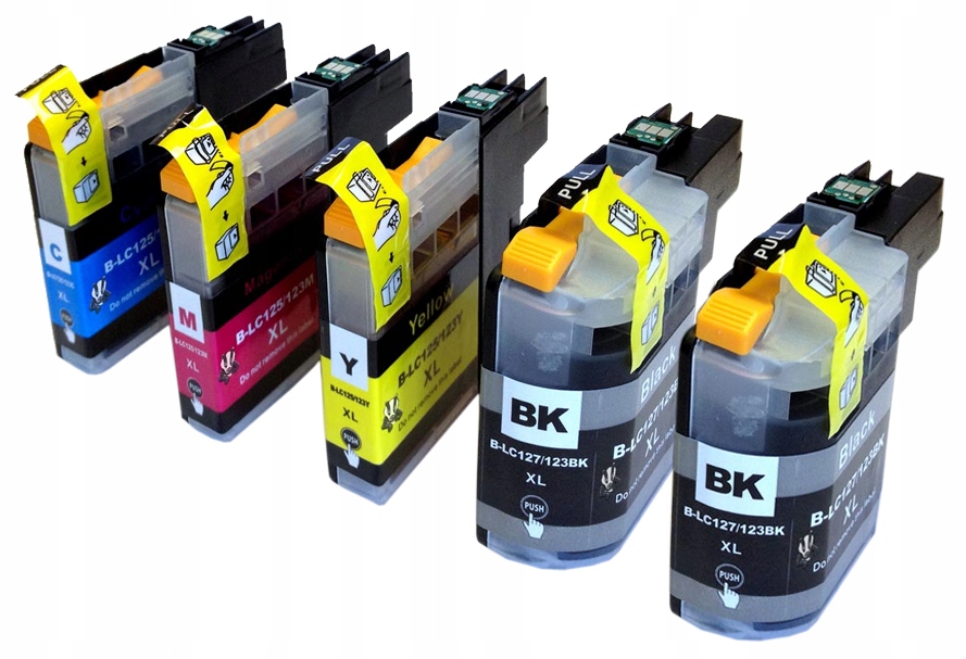 

5x Tusz do Brother LC123 LC121 DCP-J132W DCP-J152W