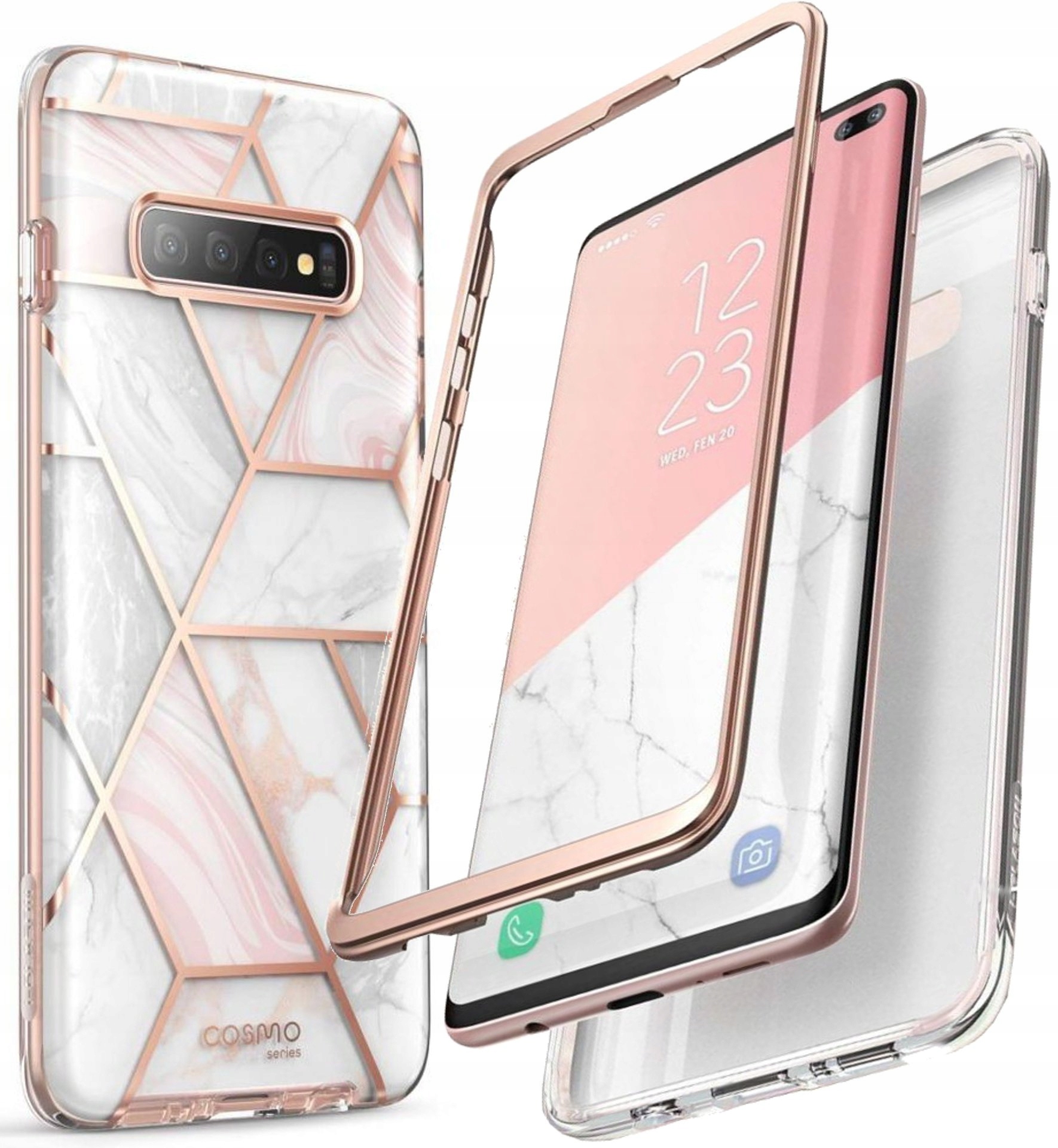 

Eleganckie Etui Obudowa Do Galaxy S10+ Pancerne