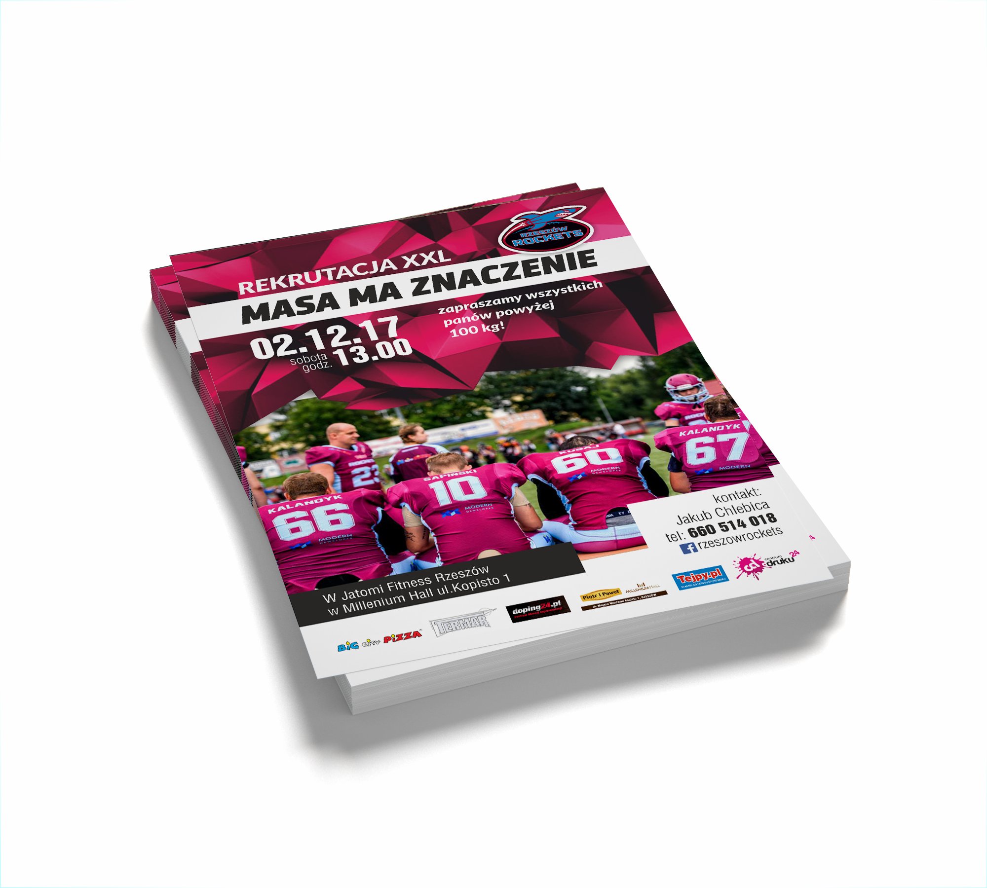 Ulotki A5 500szt 4+4 135g ULOTKA REKLAMOWA Marka inny