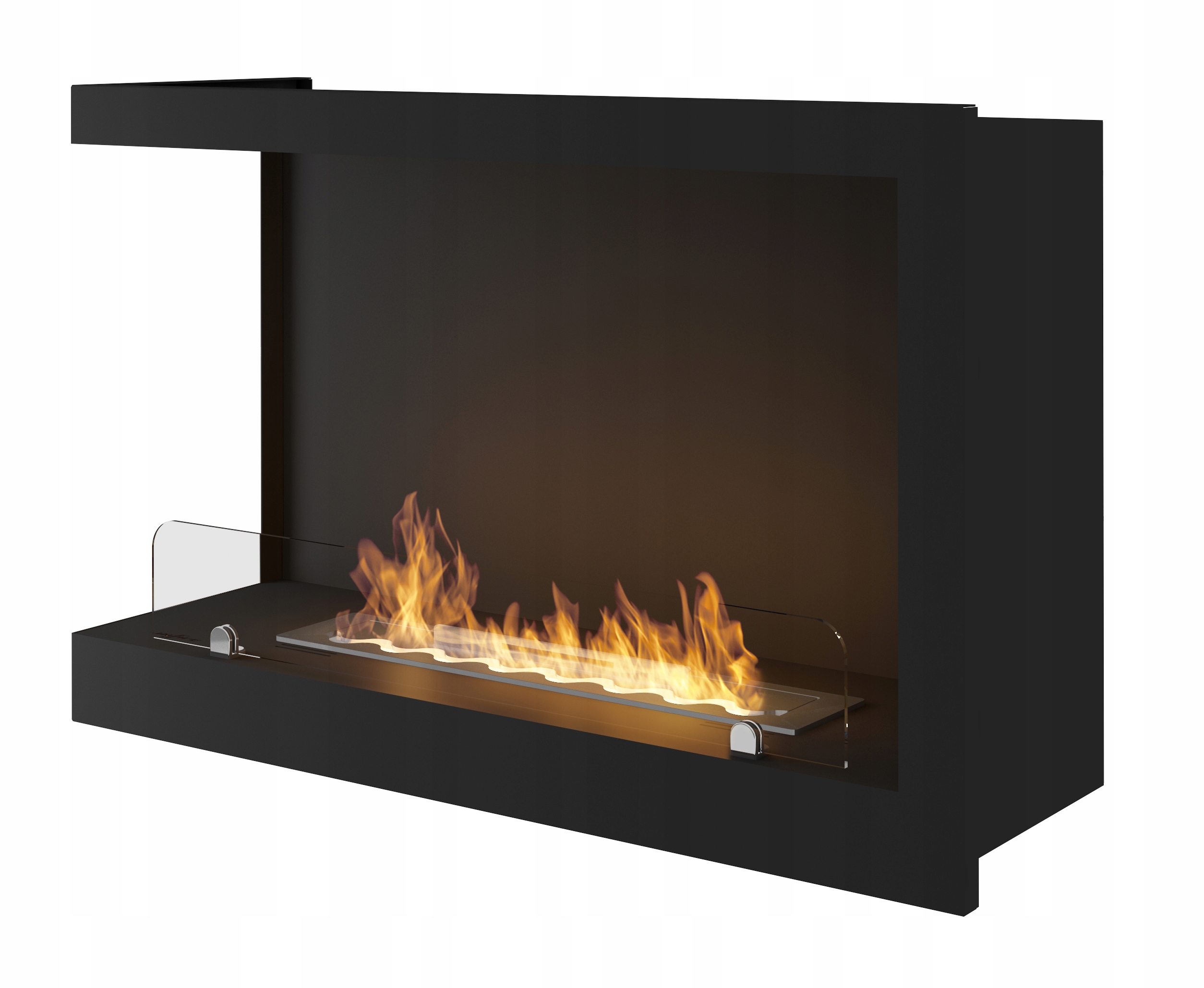Biokominek narożny z Szybą Inside 84cm Lewy v1