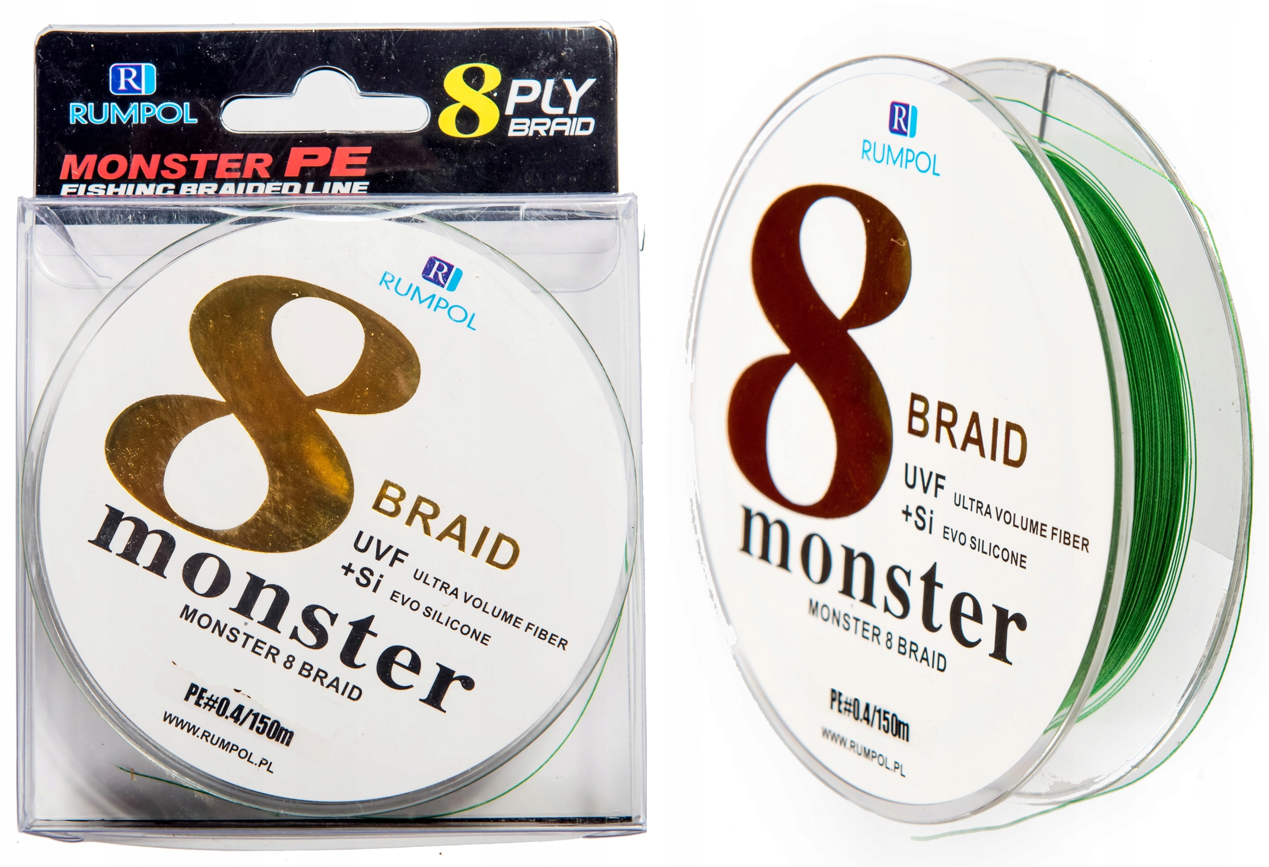 Plecionka Monster 8 Braid 150/300 m 0,12mm-8,2 kg