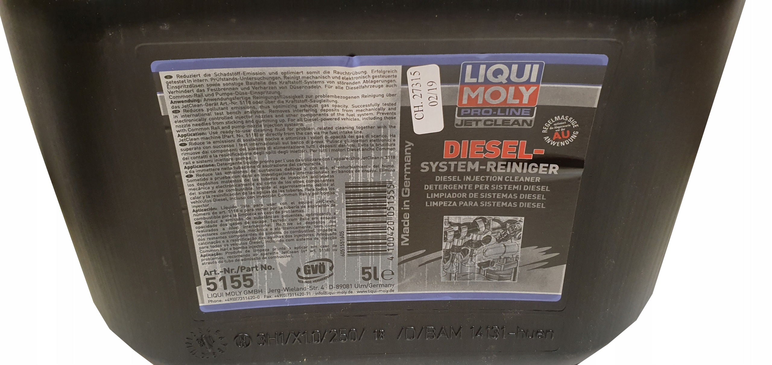 LIQUI MOLY DODATEK DO DIESLA CZYSCI WTRYSKIWACZE Marka Liqui Moly