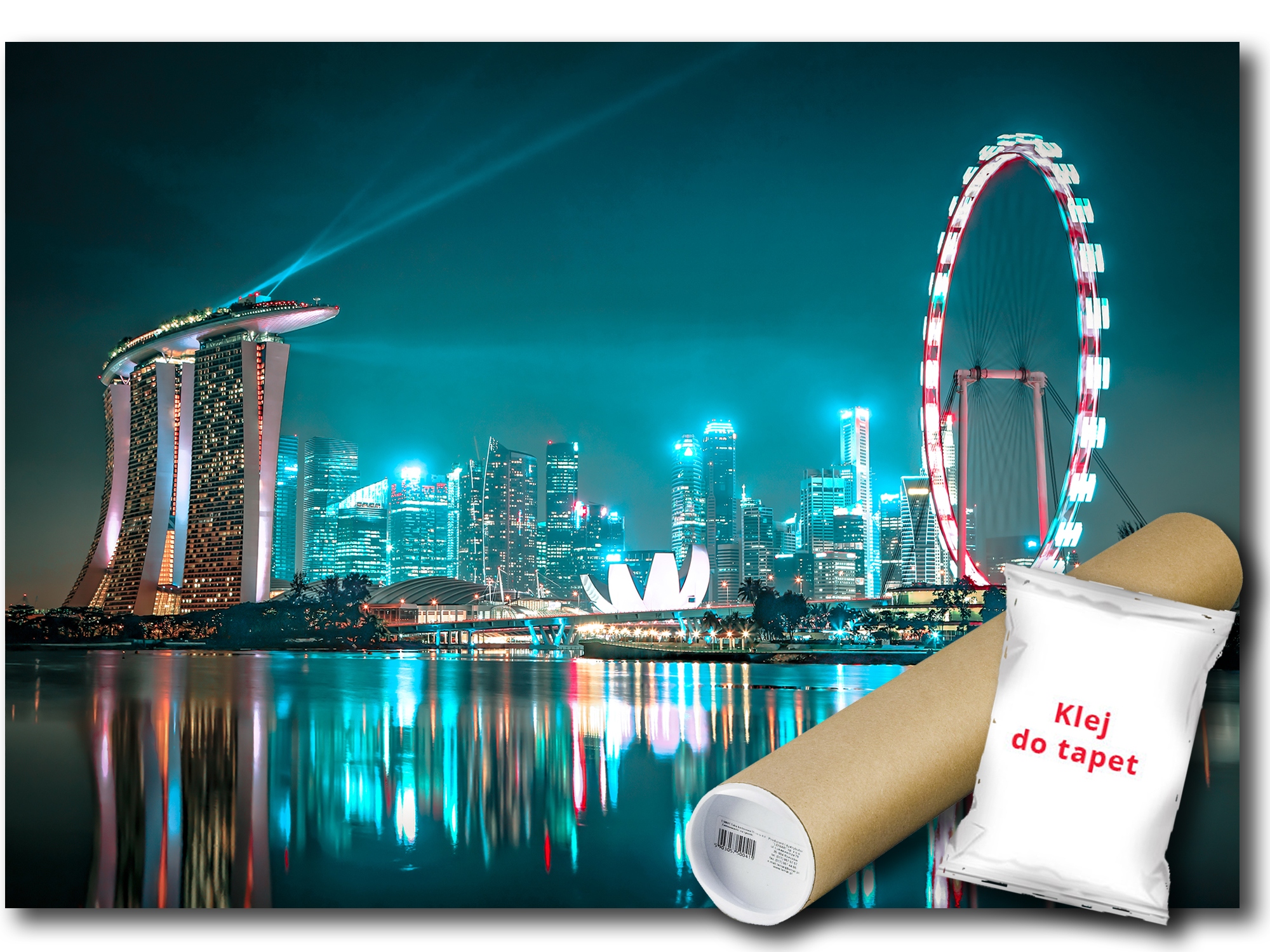 

Fototapeta Singapur Nocą 1D Fm 104x70,5 F13361