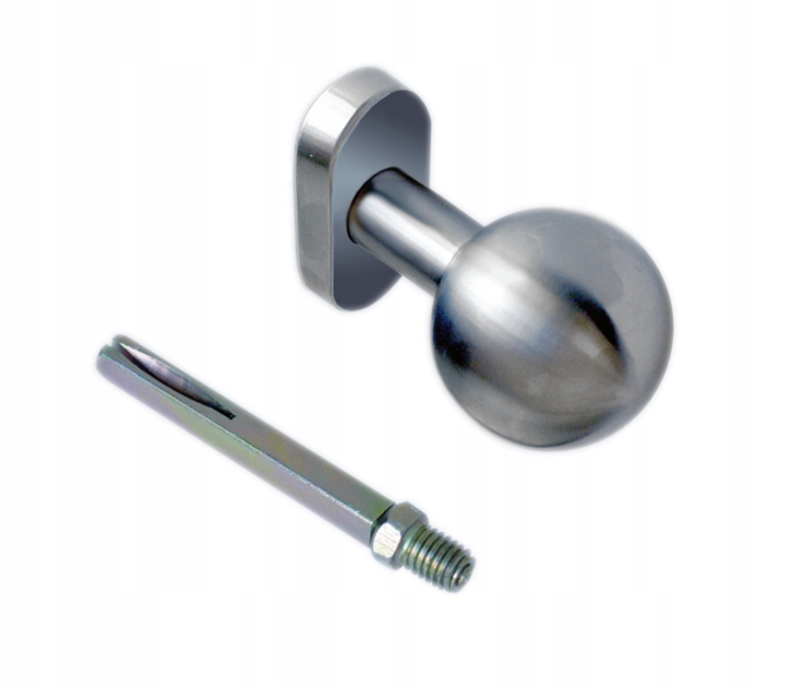 Gałka prosta stała, do drzwi, stal nierdzewna INOX