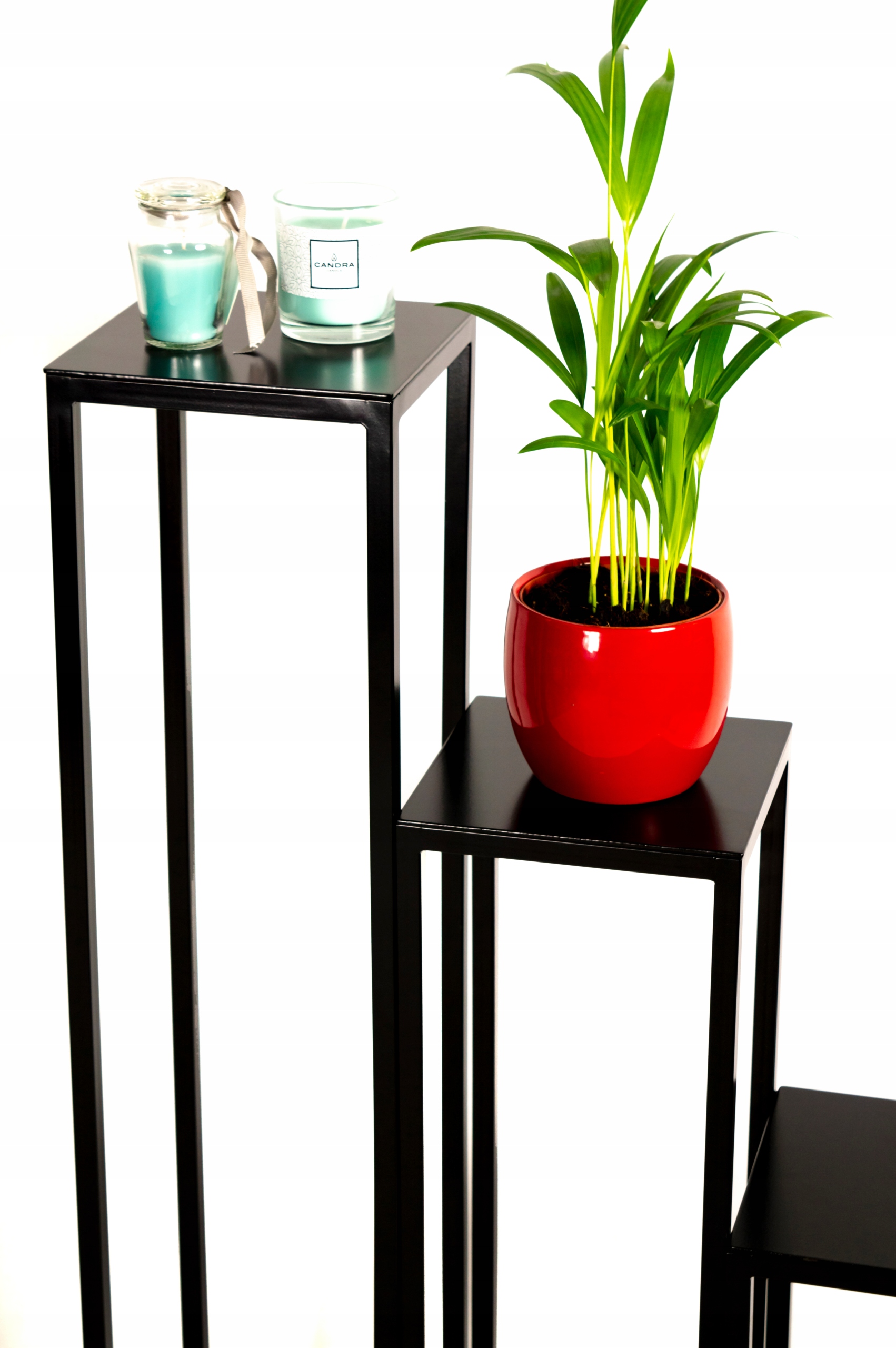 Kwietnik metalowy stojak na donice 50 Wysokość produktu 50 cm