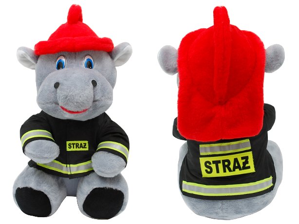 

Maskotka Do Auta Hipcio Strażak Straż Pożarna Tir