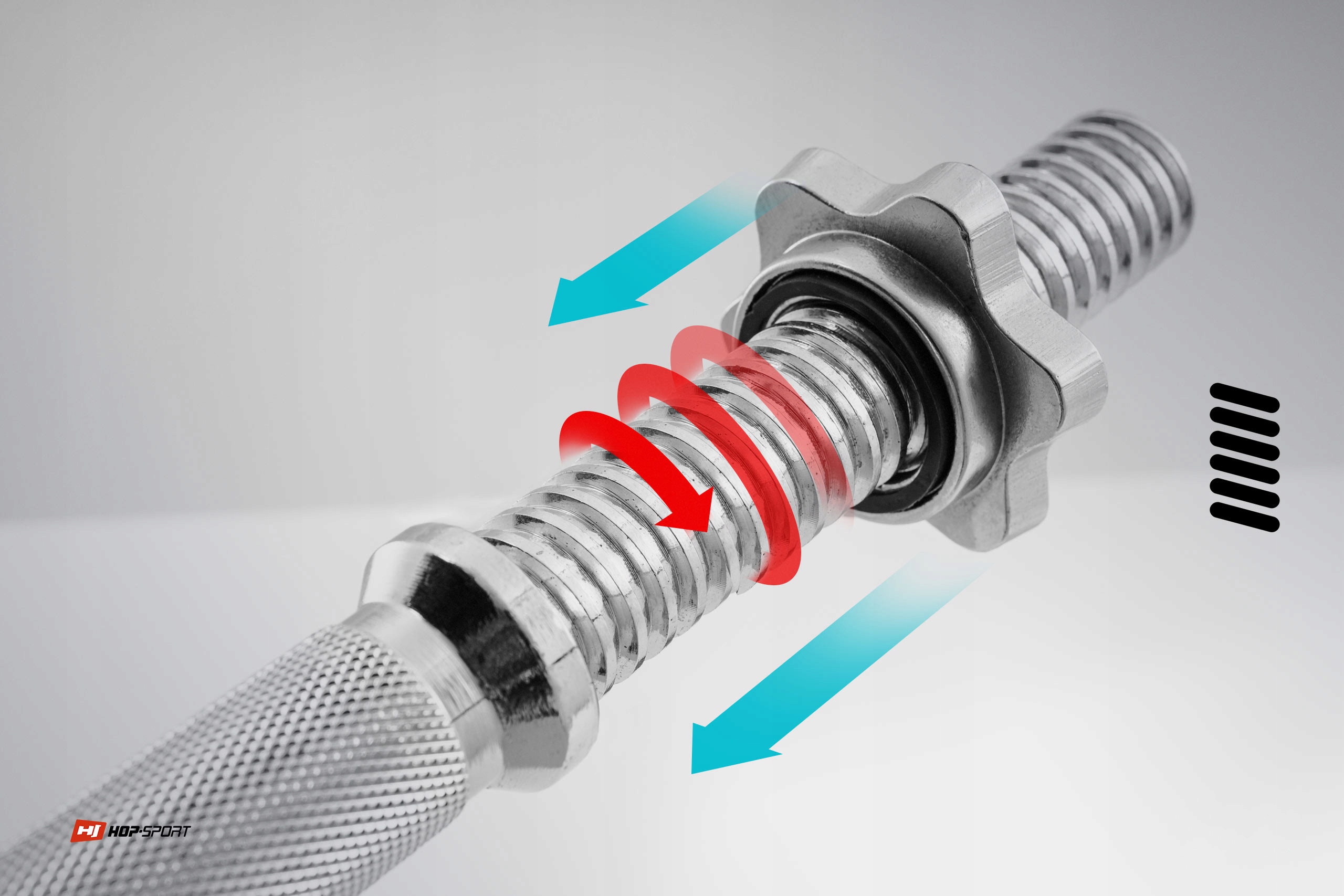 Zestaw obciążenia żeliwne sztanga gryf hantle do domowej siłowni 66kg Marka Hop-Sport