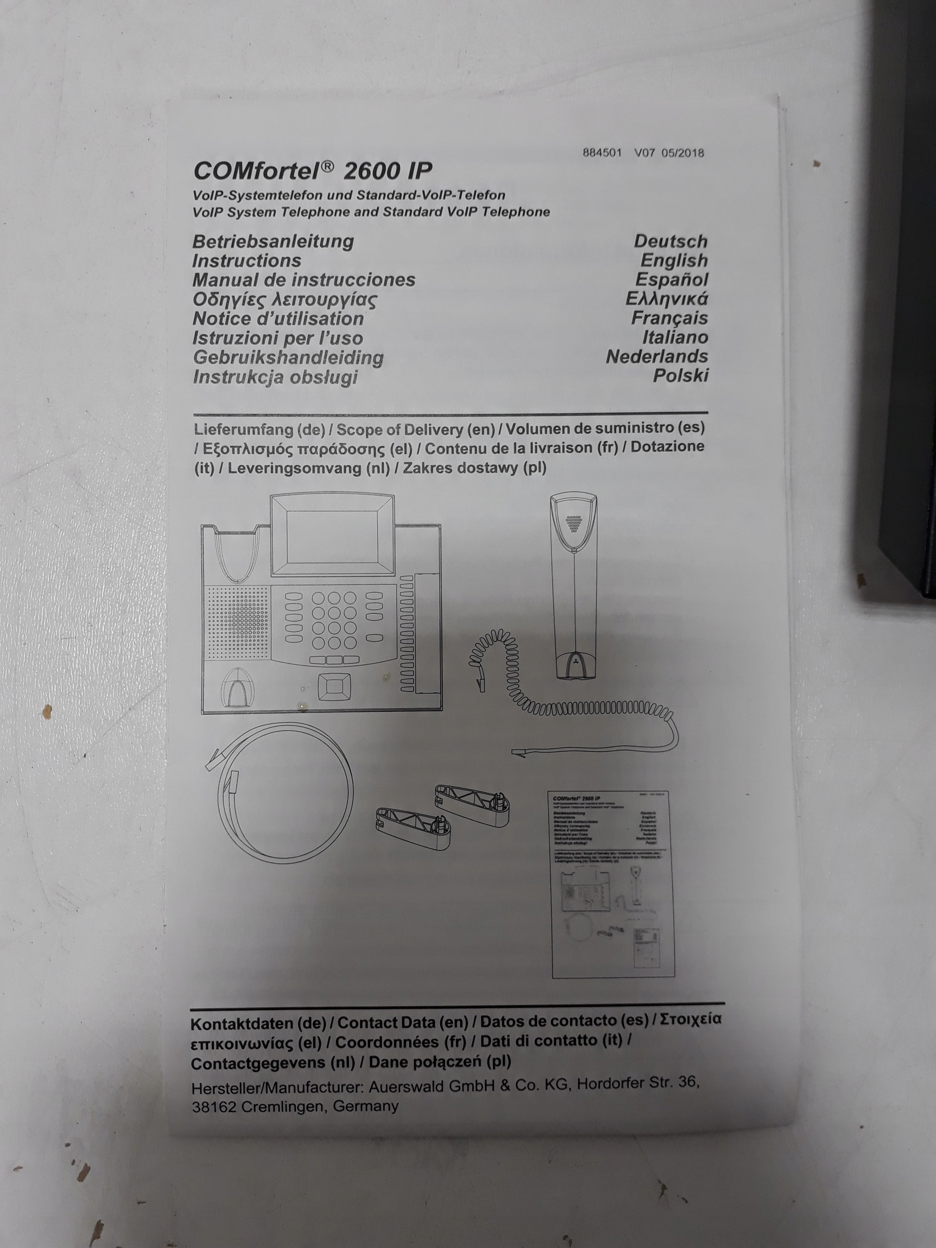Stacionarnyj Voip Telefon Auerswald 6a357 Kupit V Ukraine Iz Evropy Cena V Internet Magazine Luxpl