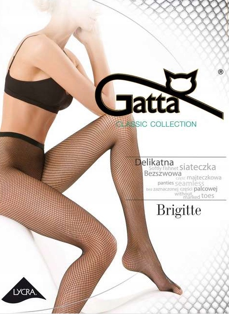 

Rajstopy Gatta Kabaretki Brigitte 3/4 Nero