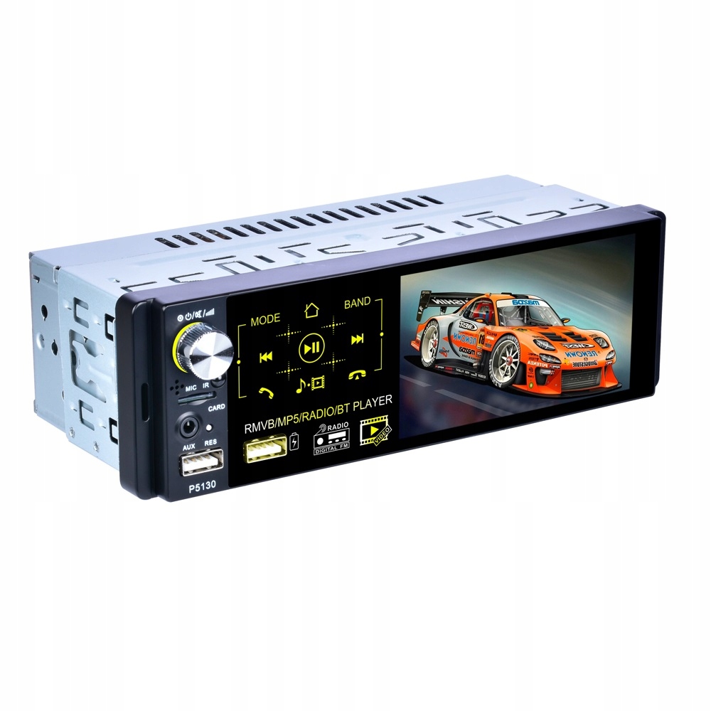 РАДИО 1 DIN 4.1 ЭКРАН BLUETOOTH AUX USB