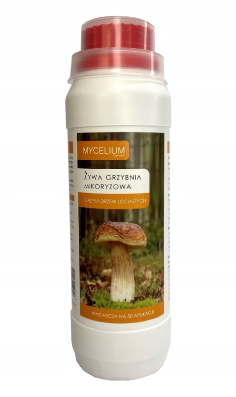 

Żywa Grzybnia Mikoryza dla Drzew Liściastych 500ml