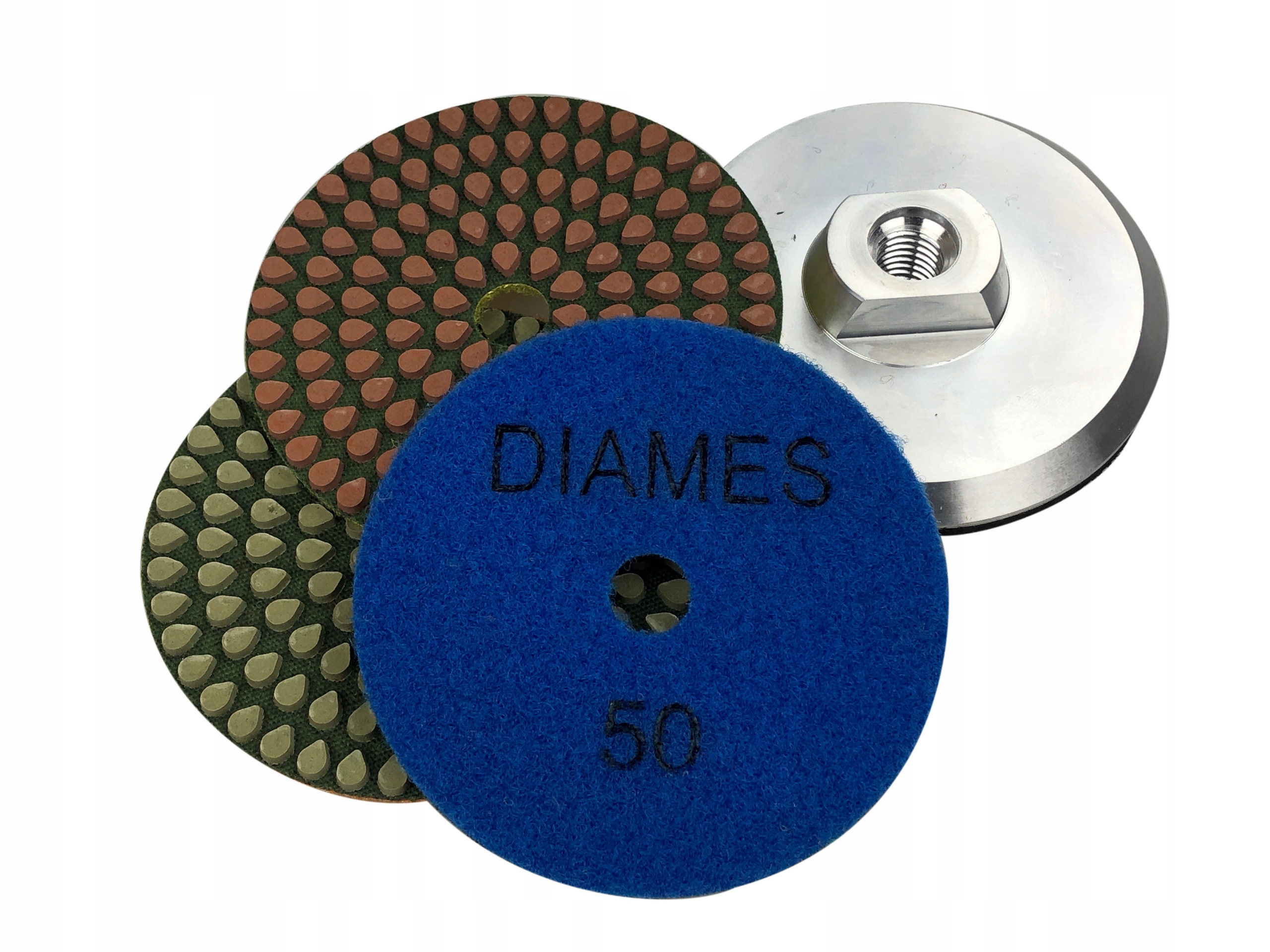 Leštící Disk 3KS Suchý Mokrý Gres 100 Držák M14