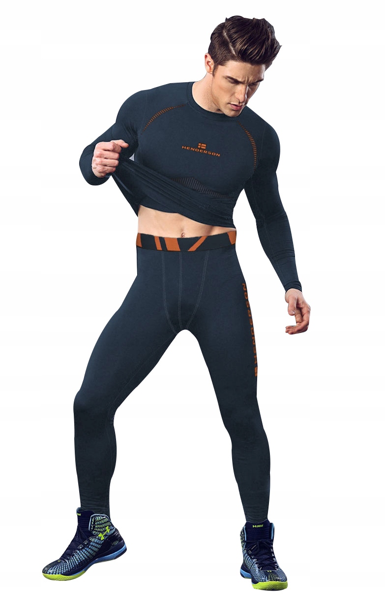Henderson Bielizna Termoaktywna Termiczna Komplet Koszulka Spodnie XXL gran