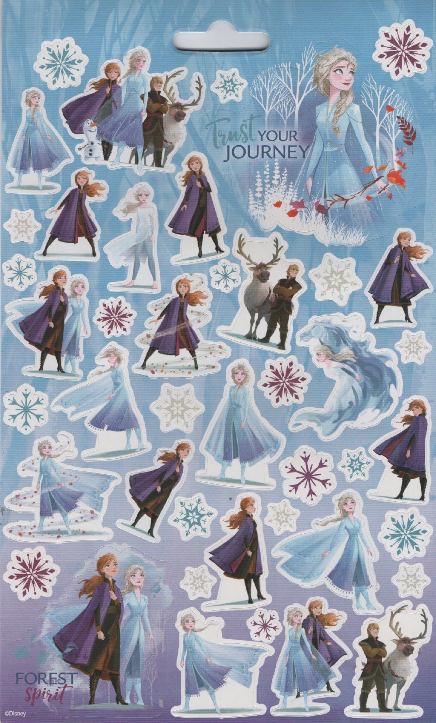 Naklejki Nalepki Frozen 2 Elsa Ana 700 Kraina Lodu Marka inna