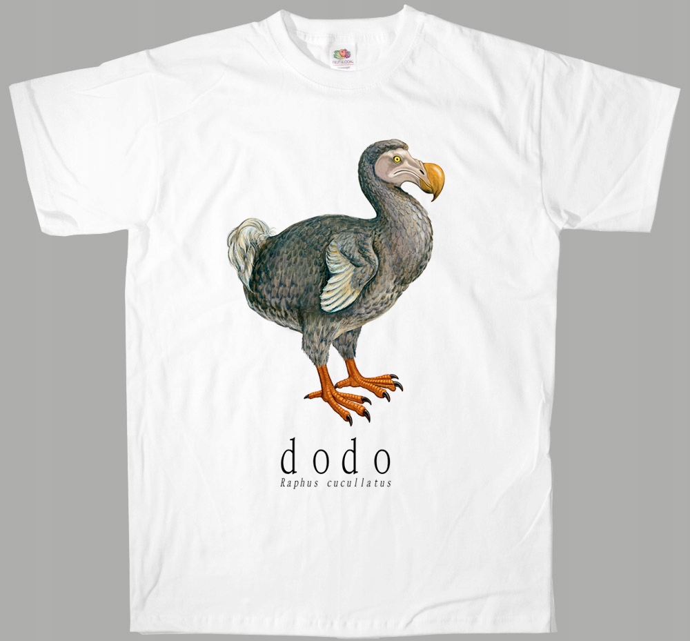 

Ptak Dodo Dront Raphus cucullatus koszulka t-shirt