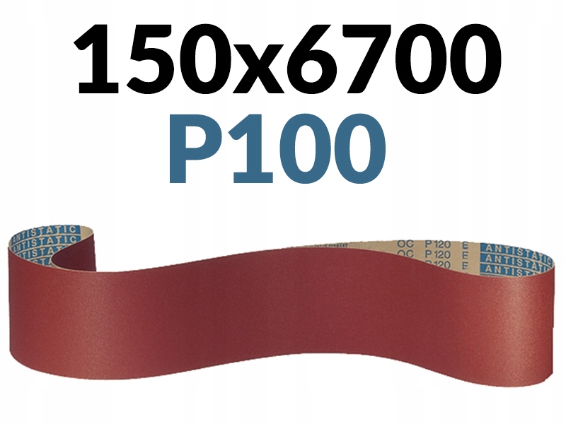 

Klingspor PS18E Pas Taśma 150x6700 P100 Drewno