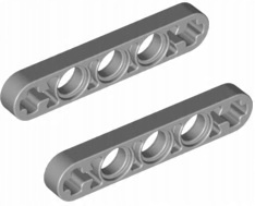 

4You Lego Technic 11478 Lift 1X5 J. Szary (2szt)