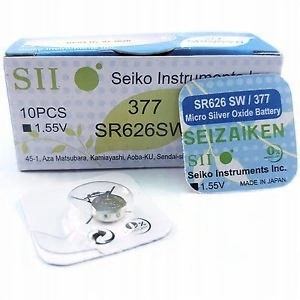 

Bateria Srebrowa 377 376 Sr 626SW Seizaiken Seiko