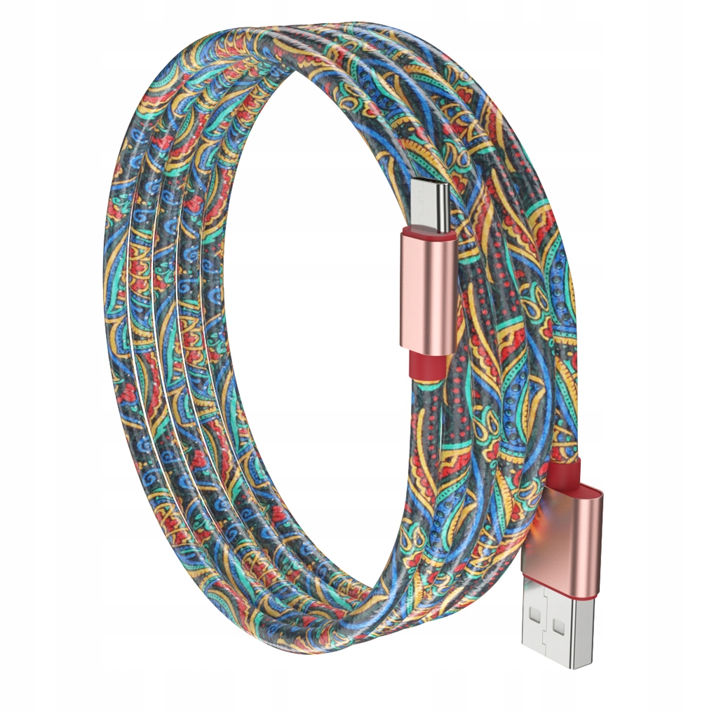 

Kabel Usb Essager 3A Type-c Usb-c Colors 1m FQ06