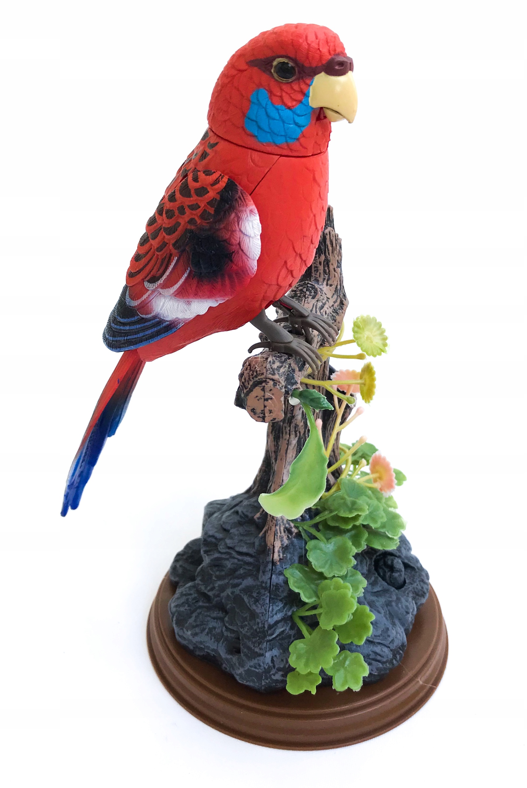 ĆWIERKAJĄCY RUCHOMY PTASZEK PAPUGA INTERAKTYWNA