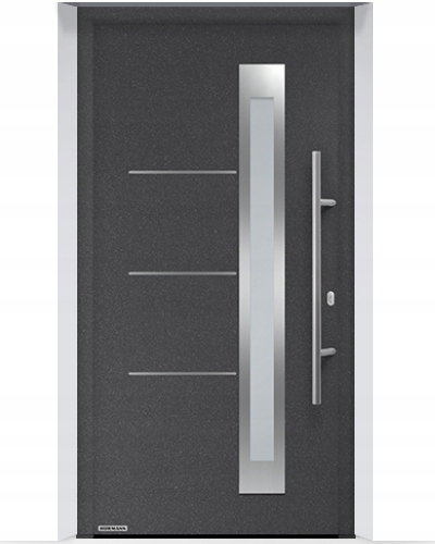 DRZWI ZEWNĘTRZNE STALOWE ALUMINIOWE HORMANN Typ z przeszkleniem