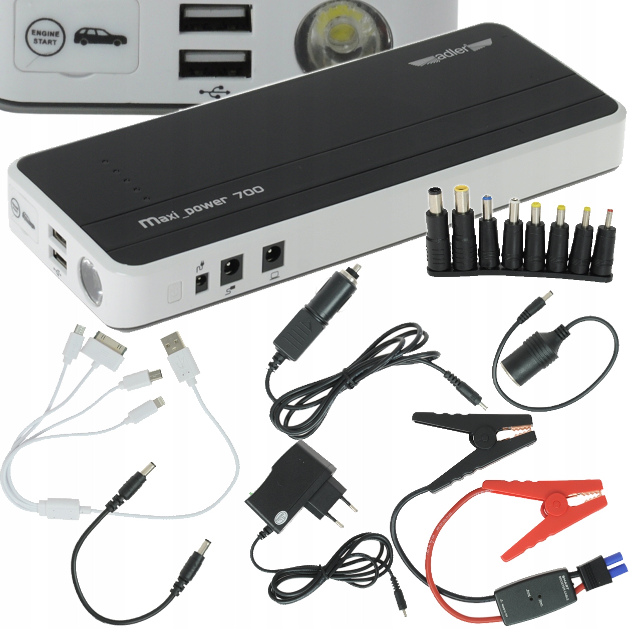 ADLER MAXI_POWER - 700 ЦИФРОВИЙ СТАРТЕР POWERBANK