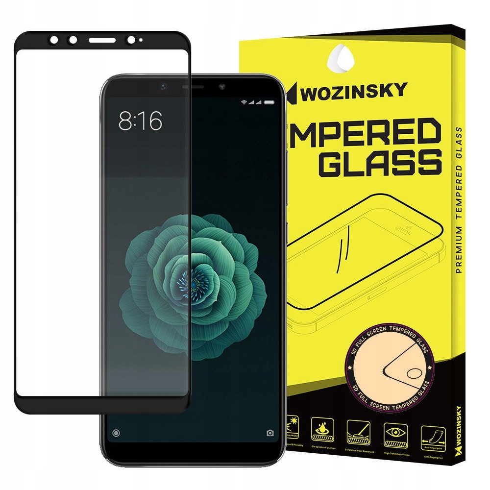 

Szkło 5D Na Cały Ekran Full Glue Do Xiaomi Mi 6X