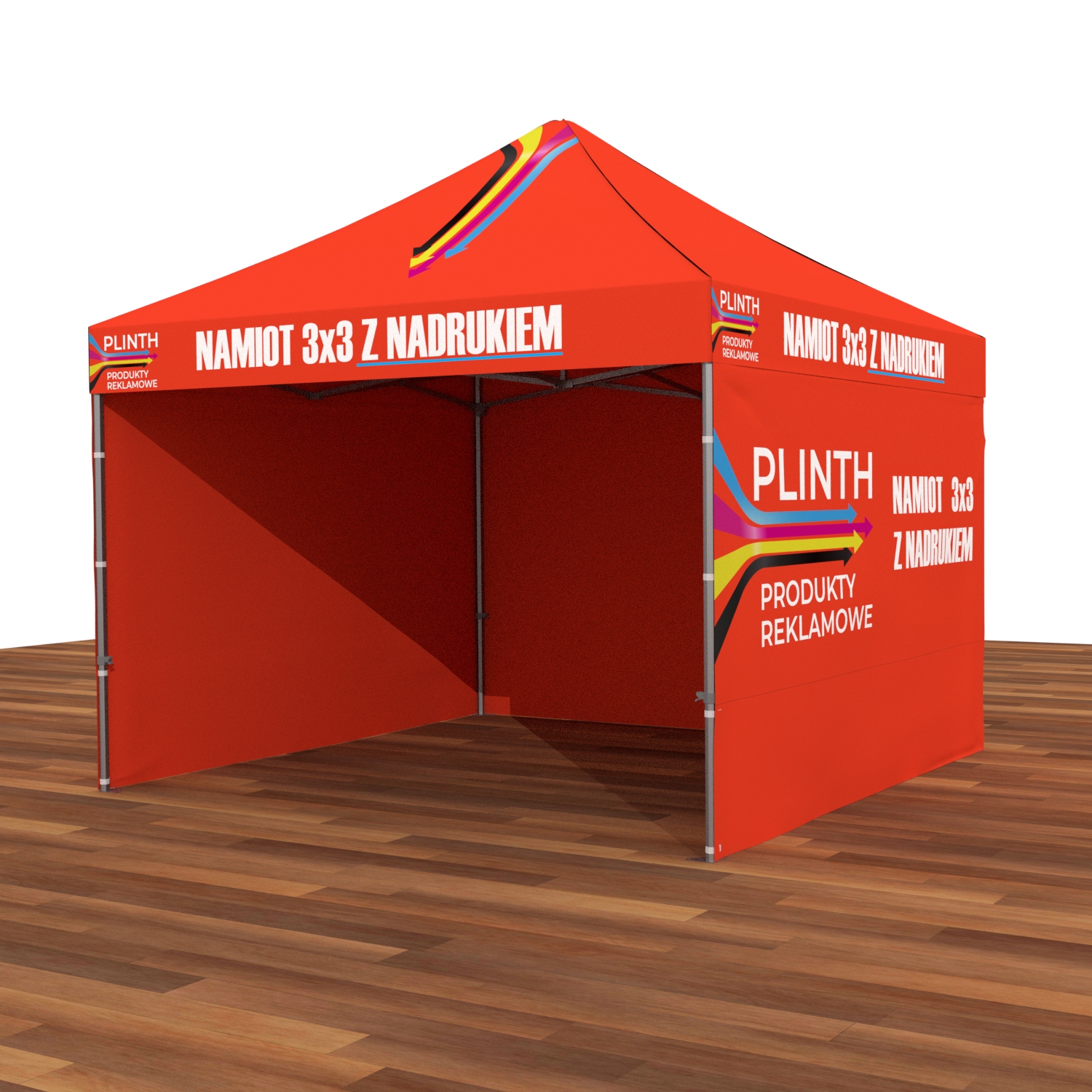 Namiot ekspresowy REKLAMOWY 3x3 H35 z Nadrukiem!