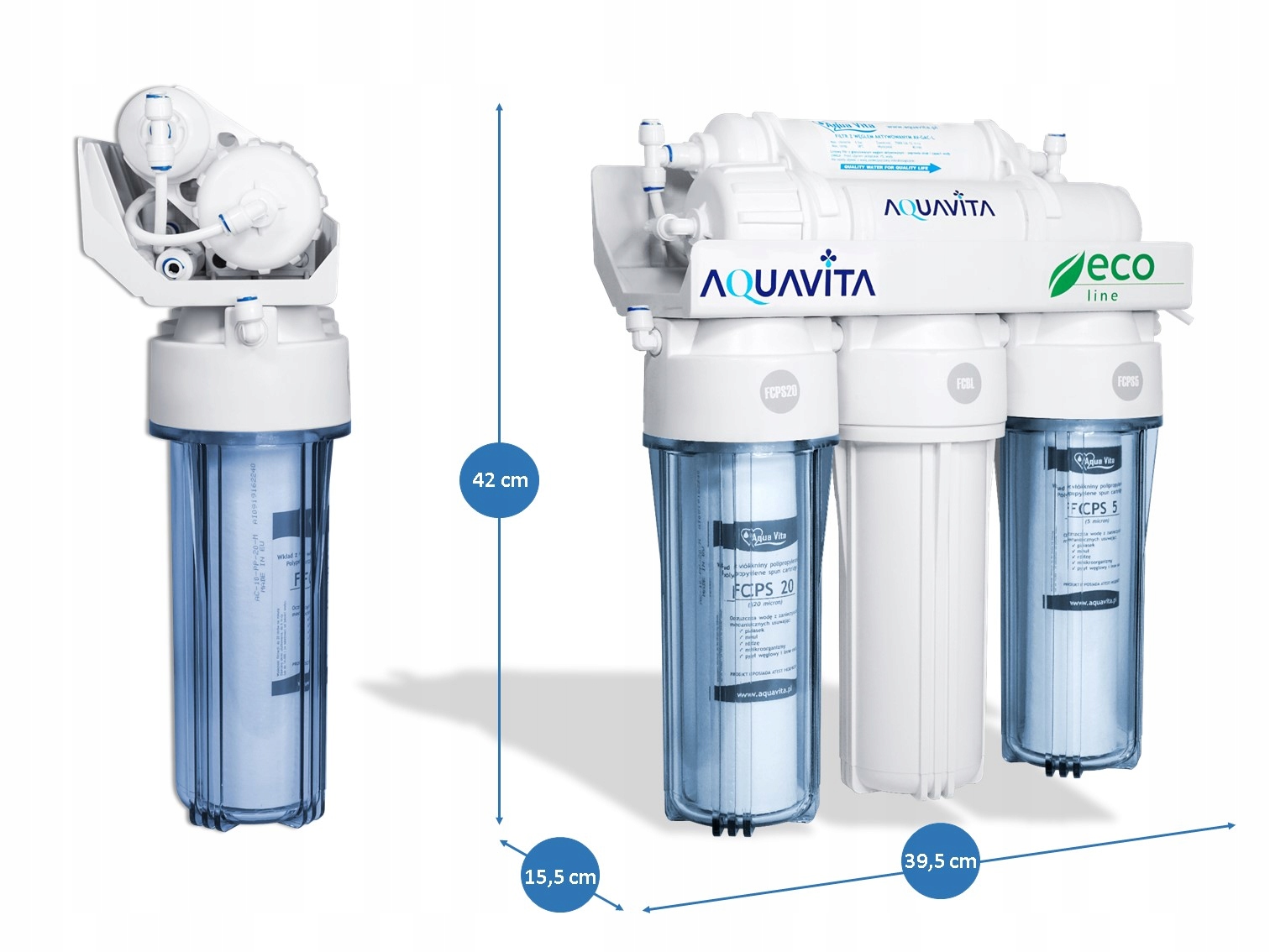 FILTR WODY POD ZLEW ODWRÓCONA OSMOZA RO5 AQUAVITA Model Aqua Vita RO5