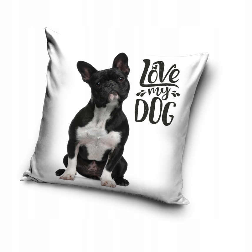 

poszewka 40x40 pies Dog buldog