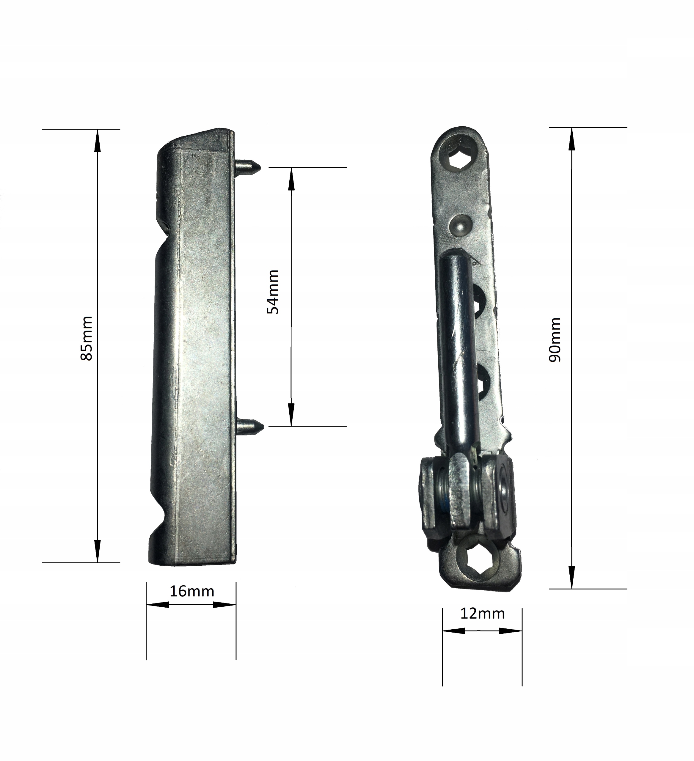 ПЕТЛЯ РОТО НИЖНЯЯ ДЛЯ ОКНА И ДВЕРИ ИЗ ПВХ - Vroda