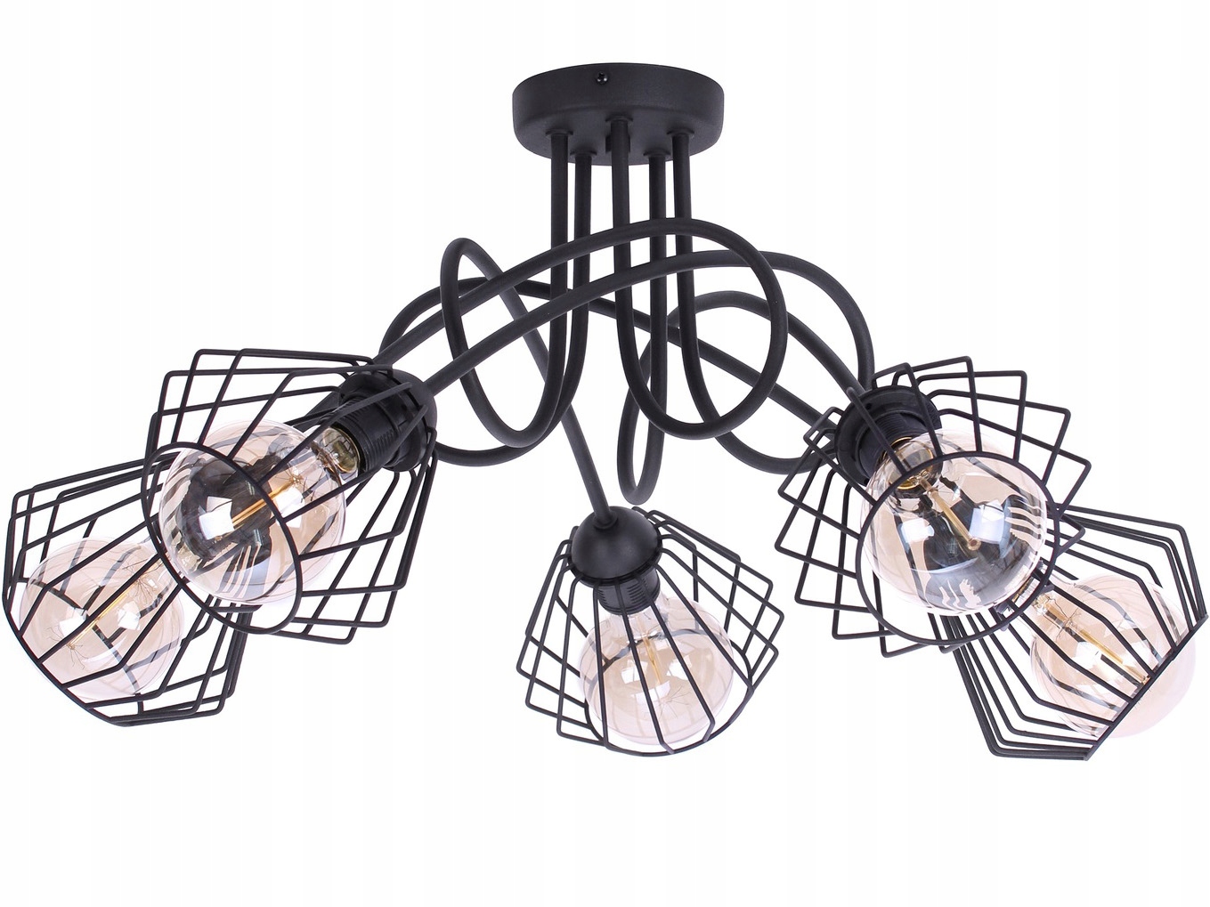

Sufitowa Lampa Wisząca Diament Loft Edison Led