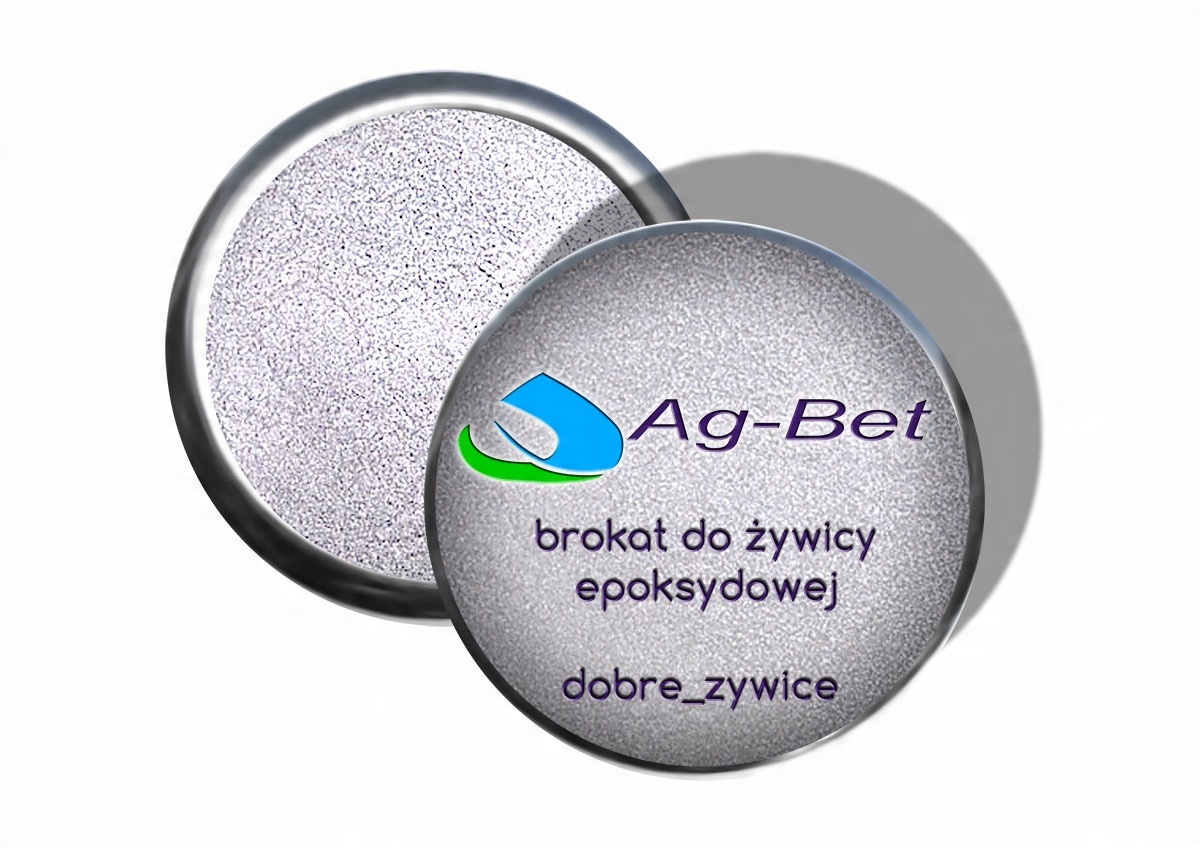 

Brokat do żywicy epoksydowej Biały , żywica epo