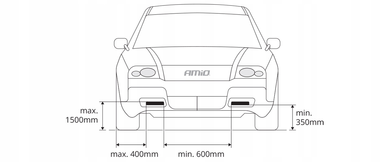 Дневные ходовые огни DRL 510hp 800lm