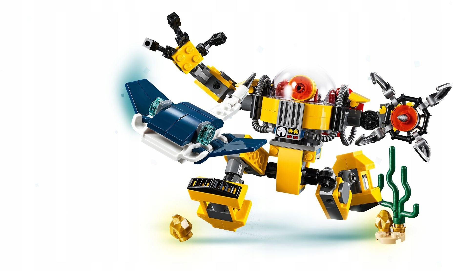 LEGO CREATOR Podwodny robot 3 w 1 31090 Wiek dziecka 7 lat +