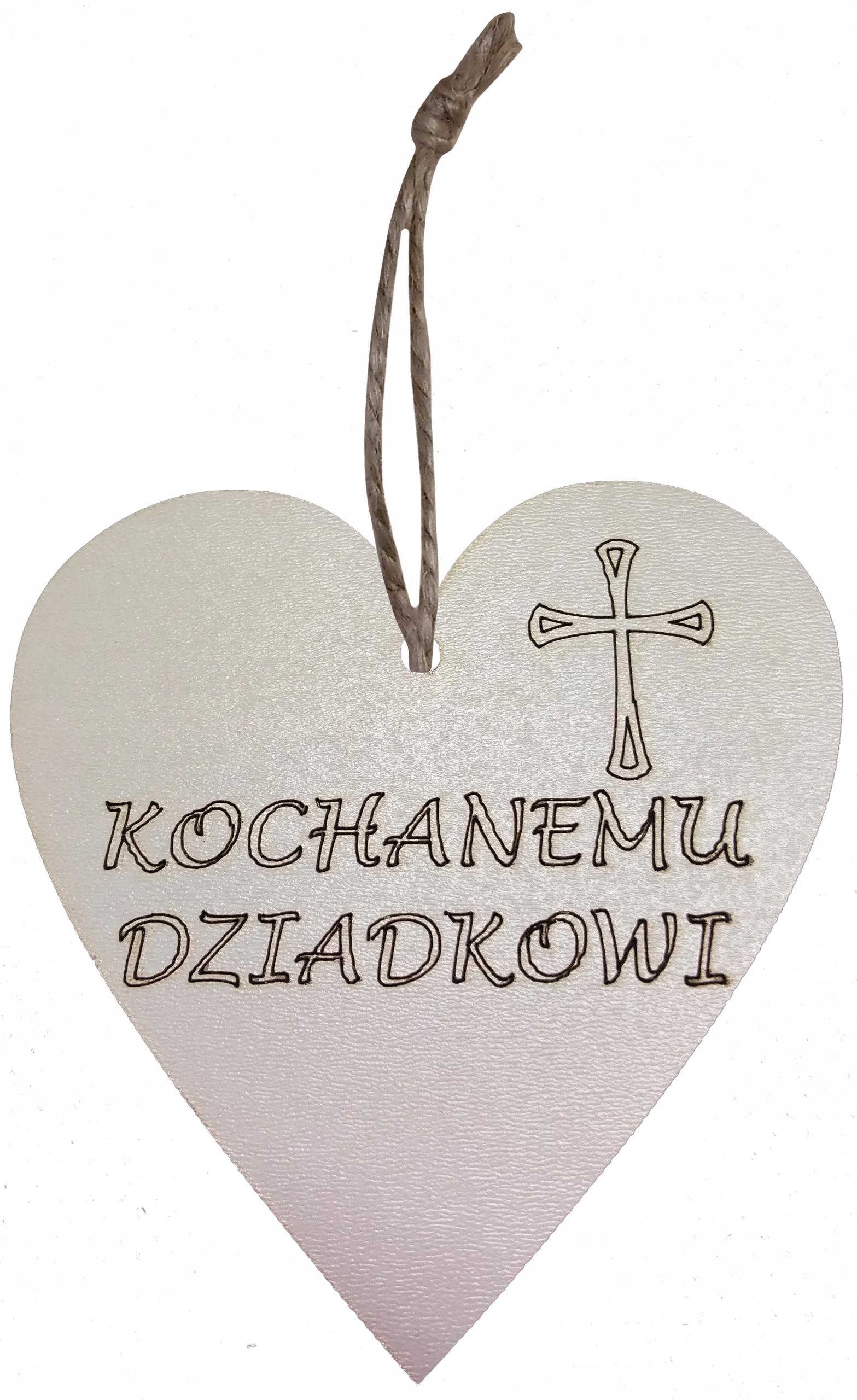 

Zawieszka Serce Kochanemu Dziadkowi Znicze Cmentar