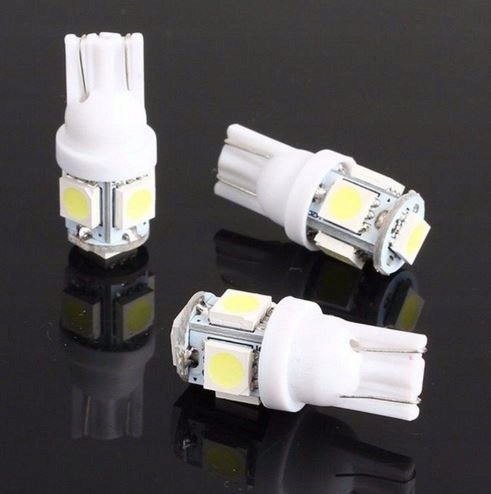 

2x Żarówka T10 5050 W5W 5 Smd 194 168 Led