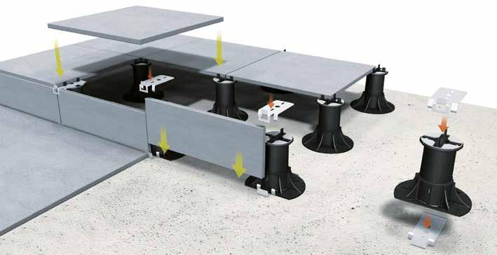 REGULOWANE WSPORNIKI TARASOWE DO PŁYT POD PŁYTY GRESOWE CERAMIKA 120-220mm Stan opakowania oryginalne