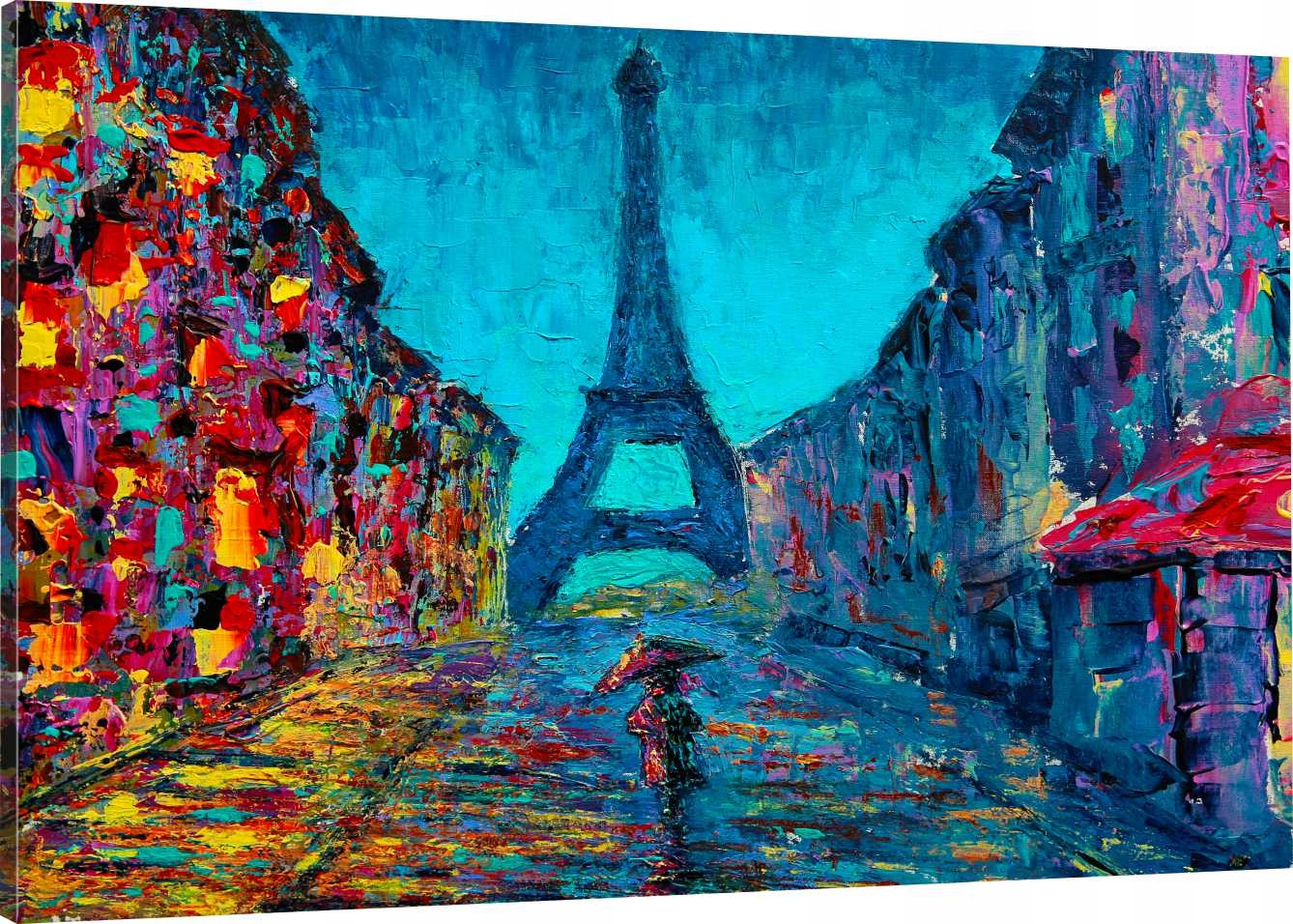 

Obraz Na Płótnie Paryż Farby 70x50 980 Wzorów