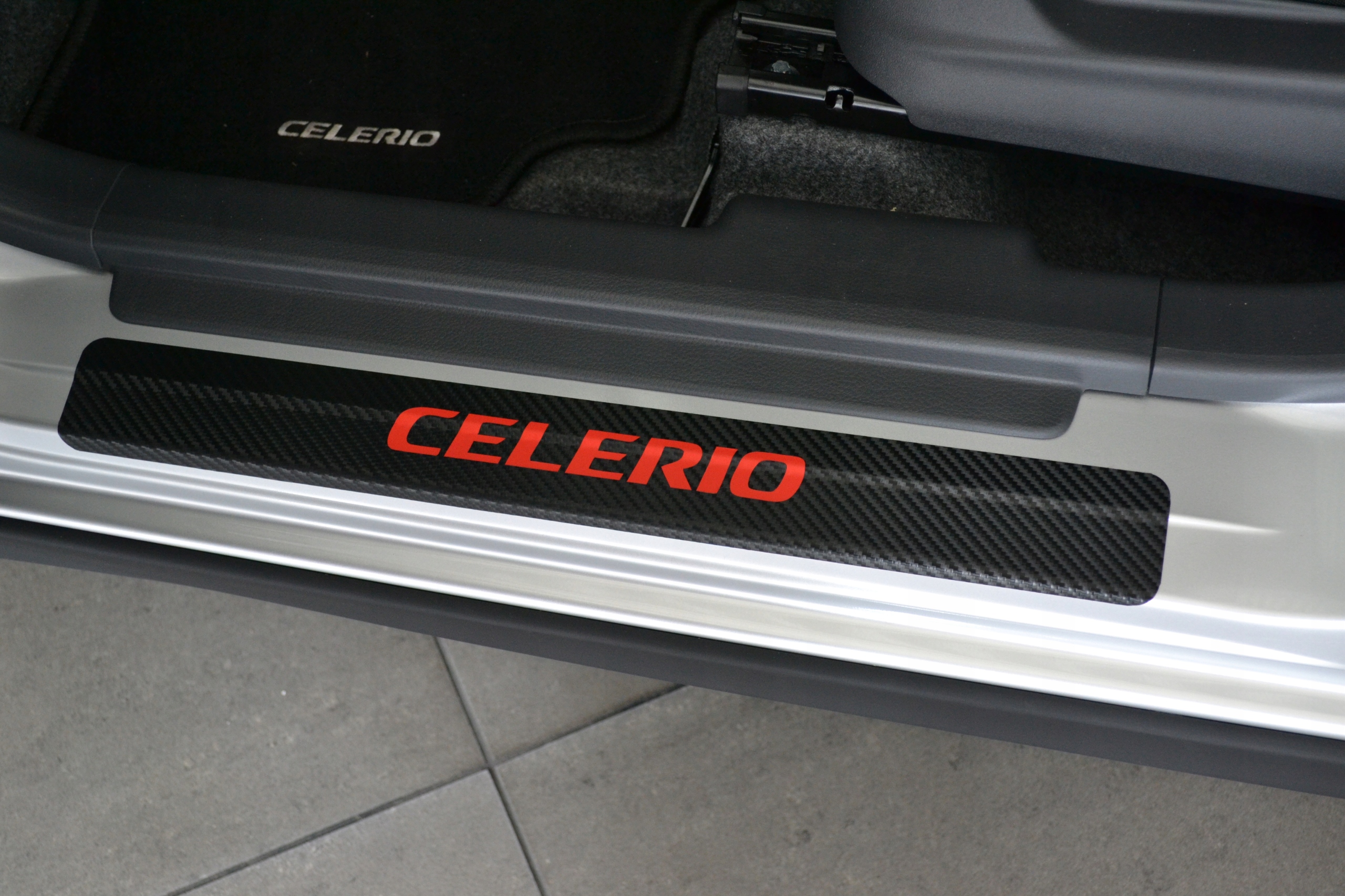 Suzuki CELERIO naklejki zabezpieczajace progi