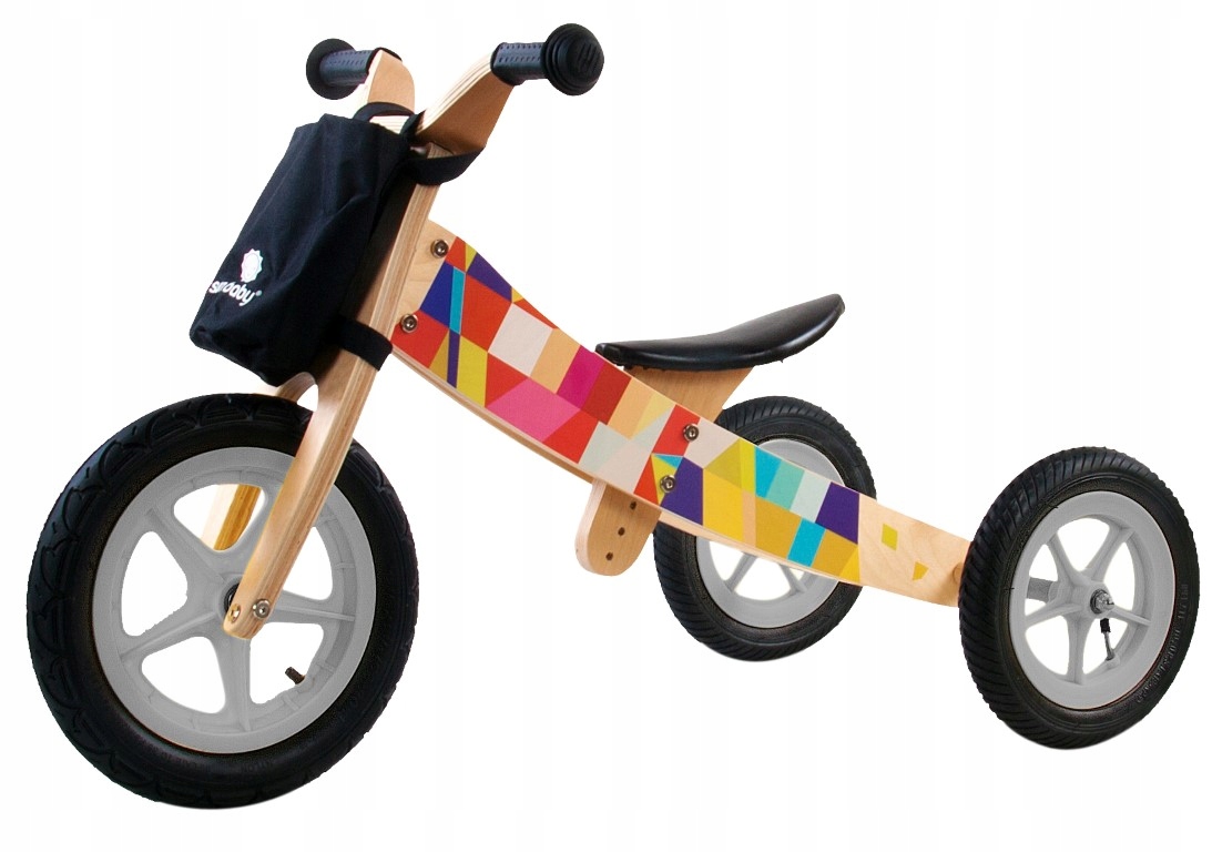 ROWEREK BIEGOWY TWIST DREWNIANY ROWER 2w1 SUN BABY MOSAIC E02.002.1.2