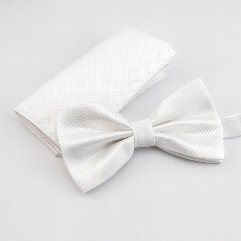 MUCHA i POSZETKA chusteczka BIAŁA na ślub wesele Marka inna