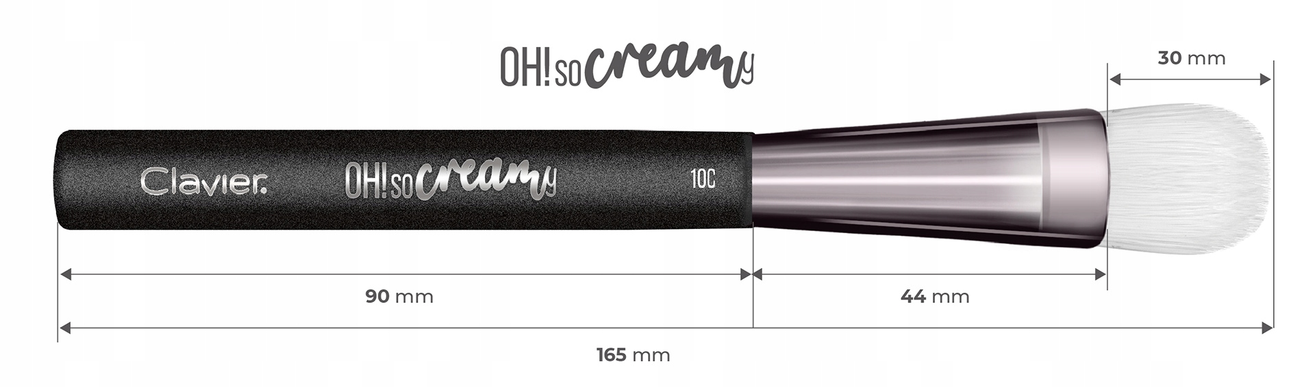 PĘDZEL CLAVIER „OH, SO CREAMY!” 10C Marka Clavier