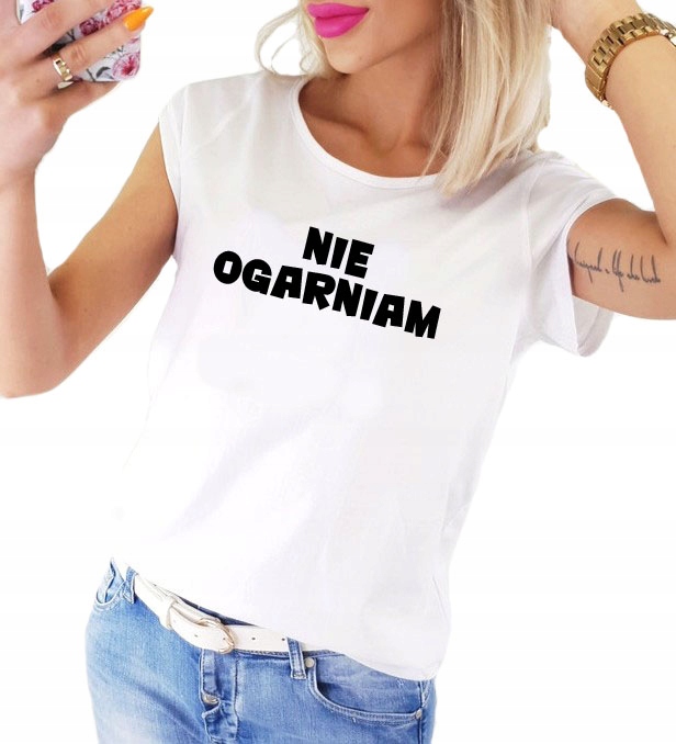 

Koszulka damska Nie Ogarniam Bk