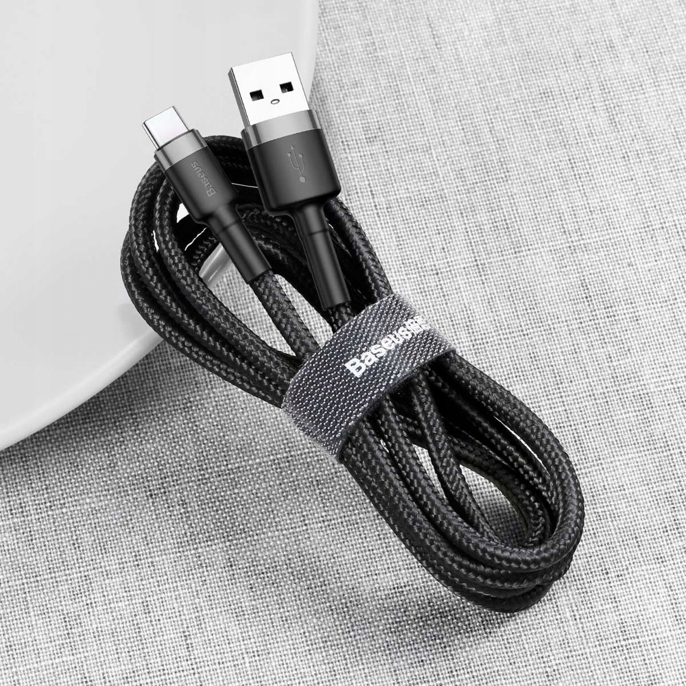 BASEUS SZYBKI KABEL USB/USB-C QC MOCNY PRZEWÓD DO TELEFONU KOMPUTERA 3m Długość przewodu 3 m