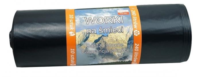 

Worki Na Smieci 240 L 10szt Mocne Jestem Pl