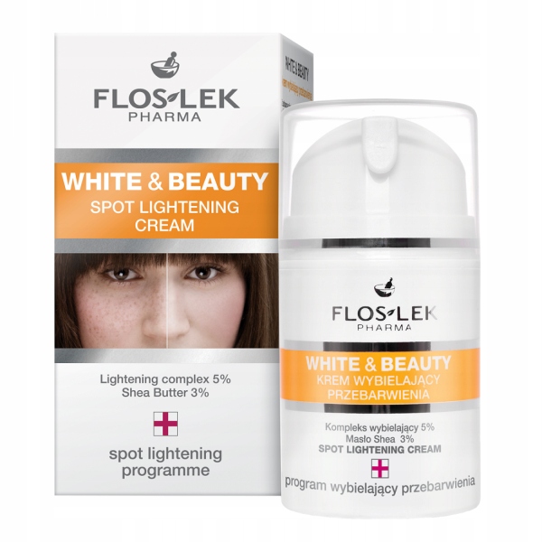 

FlosLek White&Beauty krem wybielający 50ml