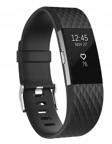 

Fitbit Charge 2 Pasek Silikonowy Gumowy L 3D mocny