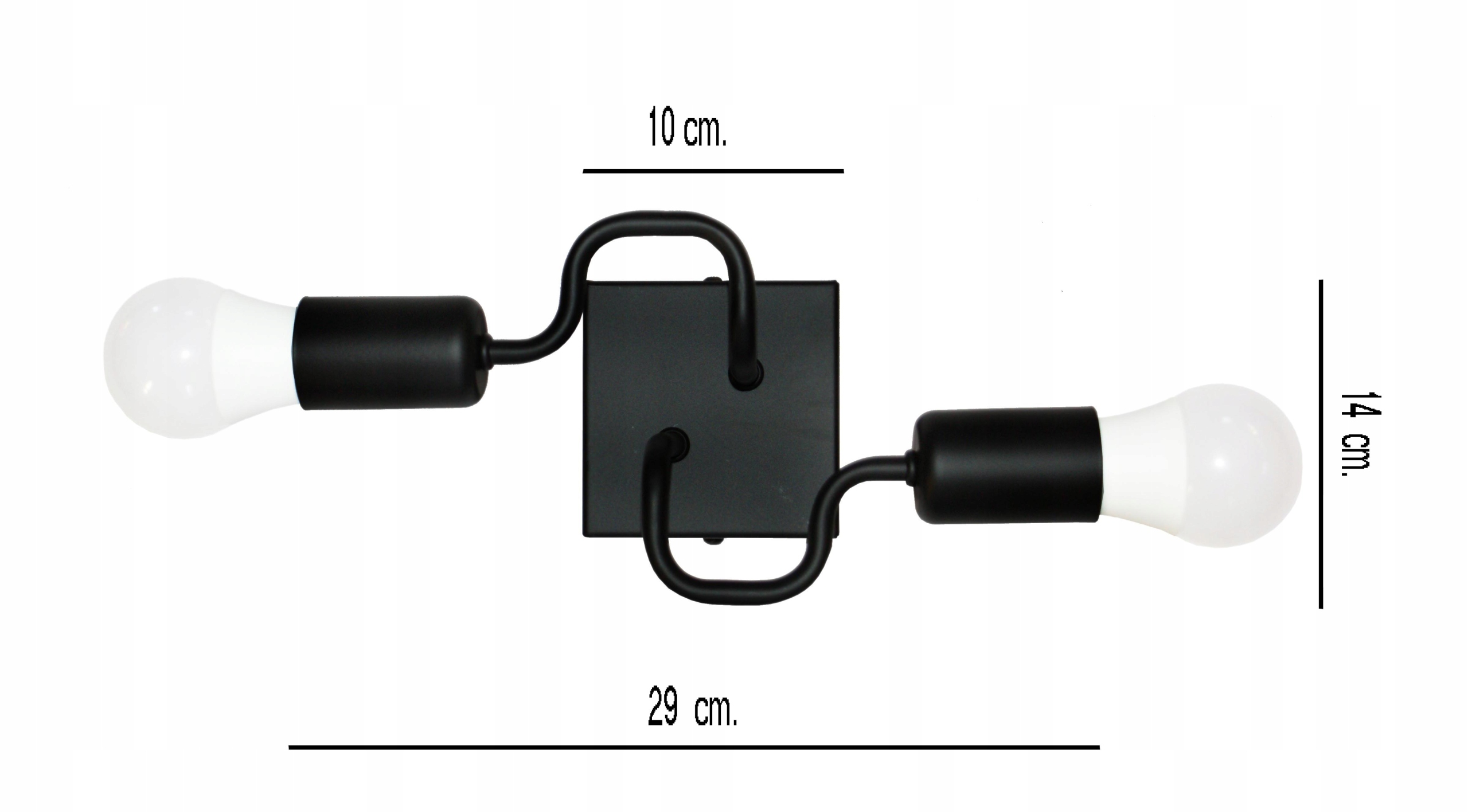 LAMPA ŚCIENNA NOWOCZESNA KINKIET LOFT EDISON Marka Riskepl